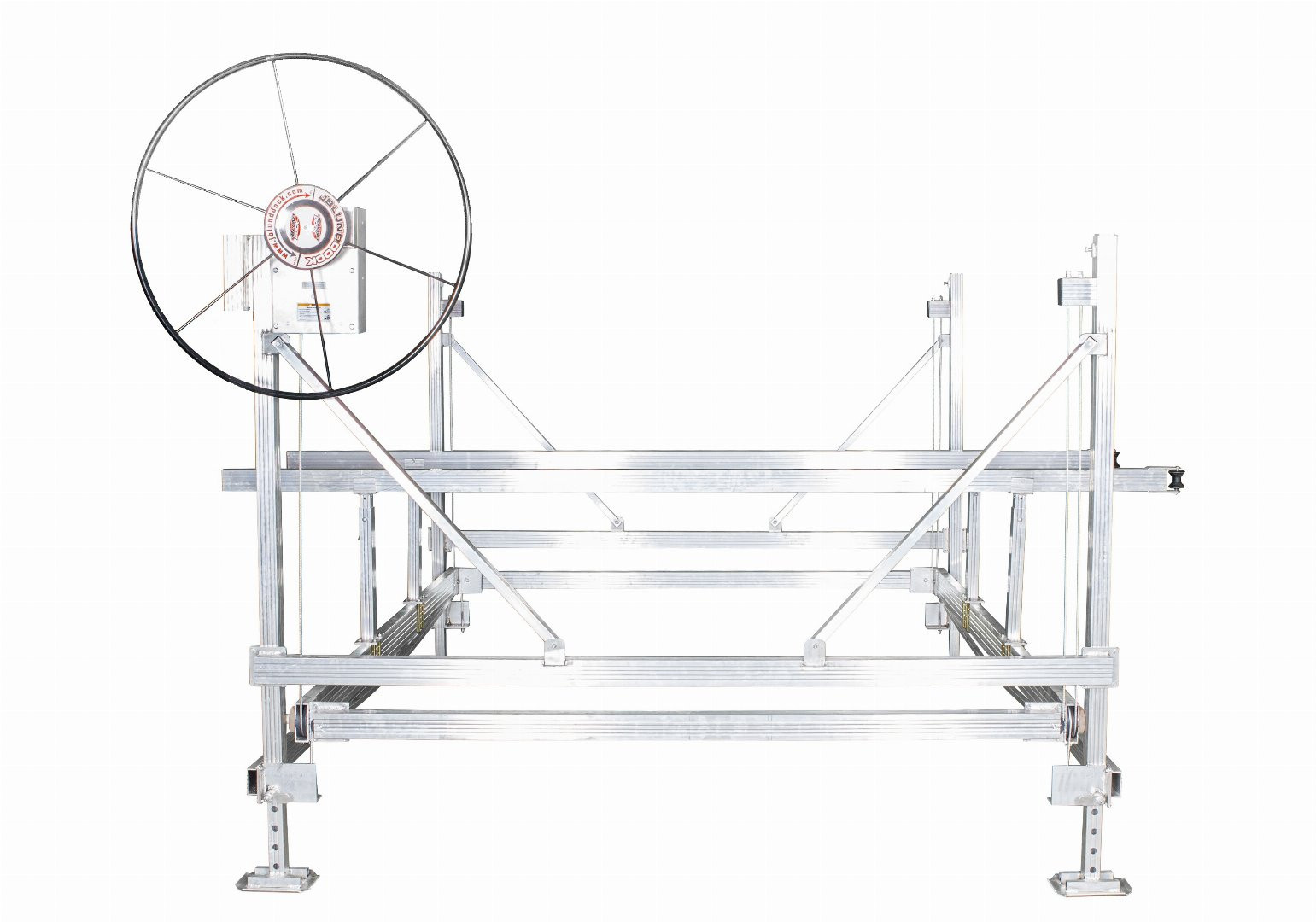 New JB LUND 4000lb x 120" VERTICAL PONTOON LIFT