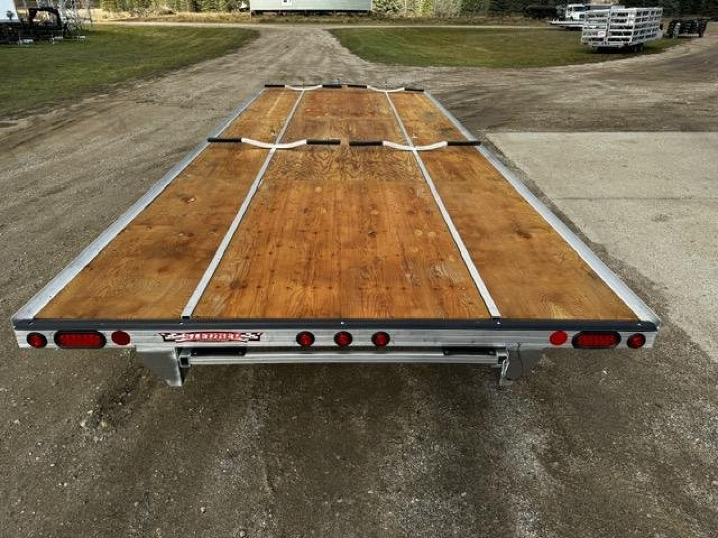 New 2025 22' V-FRONT SLEDBED 4-PLACE TANDEM AXLE SNOWMOBILE TRAILER by JB LUND