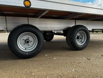 New 2025 22' V-FRONT SLEDBED 4-PLACE TANDEM AXLE SNOWMOBILE TRAILER by JB LUND