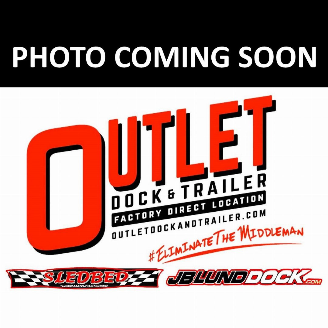 New 2025 16' V-FRONT SLEDBED 3-PLACE TANDEM AXLE SNOWMOBILE TRAILER by JB LUND