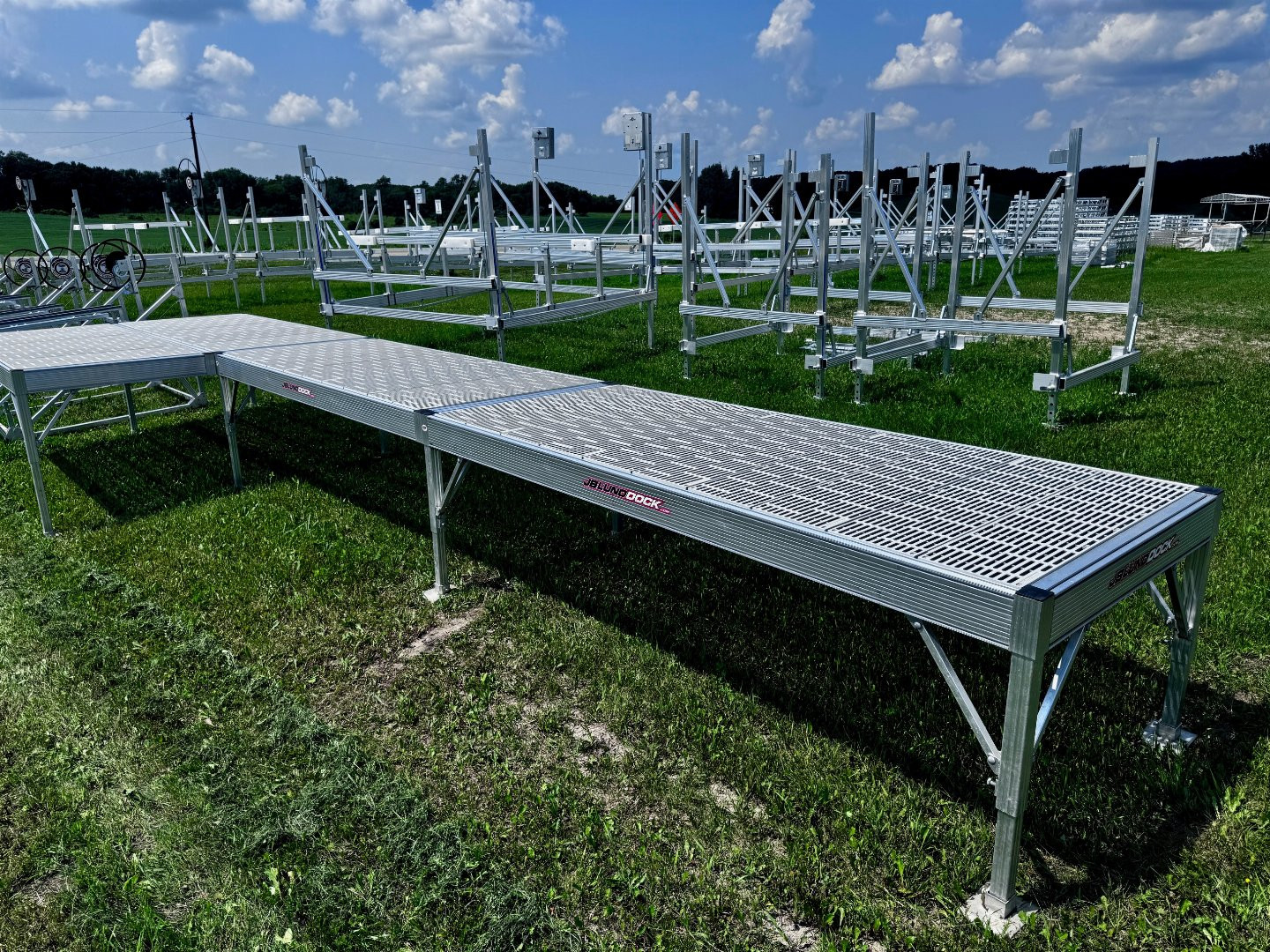 New 40' PREMIUM ALUMINUM SECTIONAL DOCK **12 MONTH PROMOTIONAL FINANCING**