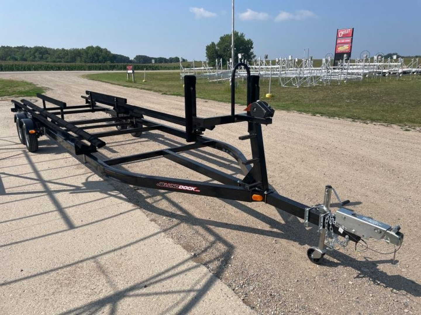 New 2026 JB LUND 25'-27' PONTOON TANDEM AXLE TRAILER W/BRAKES