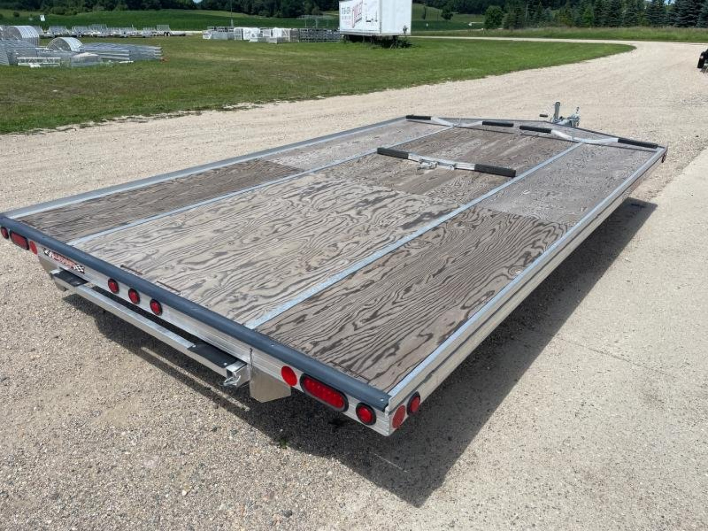 New 2025 14' V-FRONT SLEDBED 3-PLACE SNOWMOBILE TRAILER by JB LUND