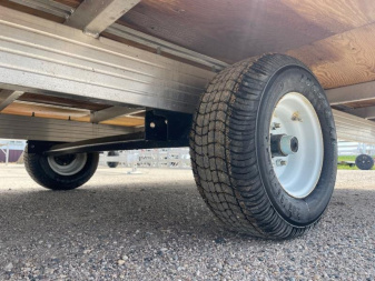 New 2025 14' V-FRONT SLEDBED 3-PLACE SNOWMOBILE TRAILER by JB LUND