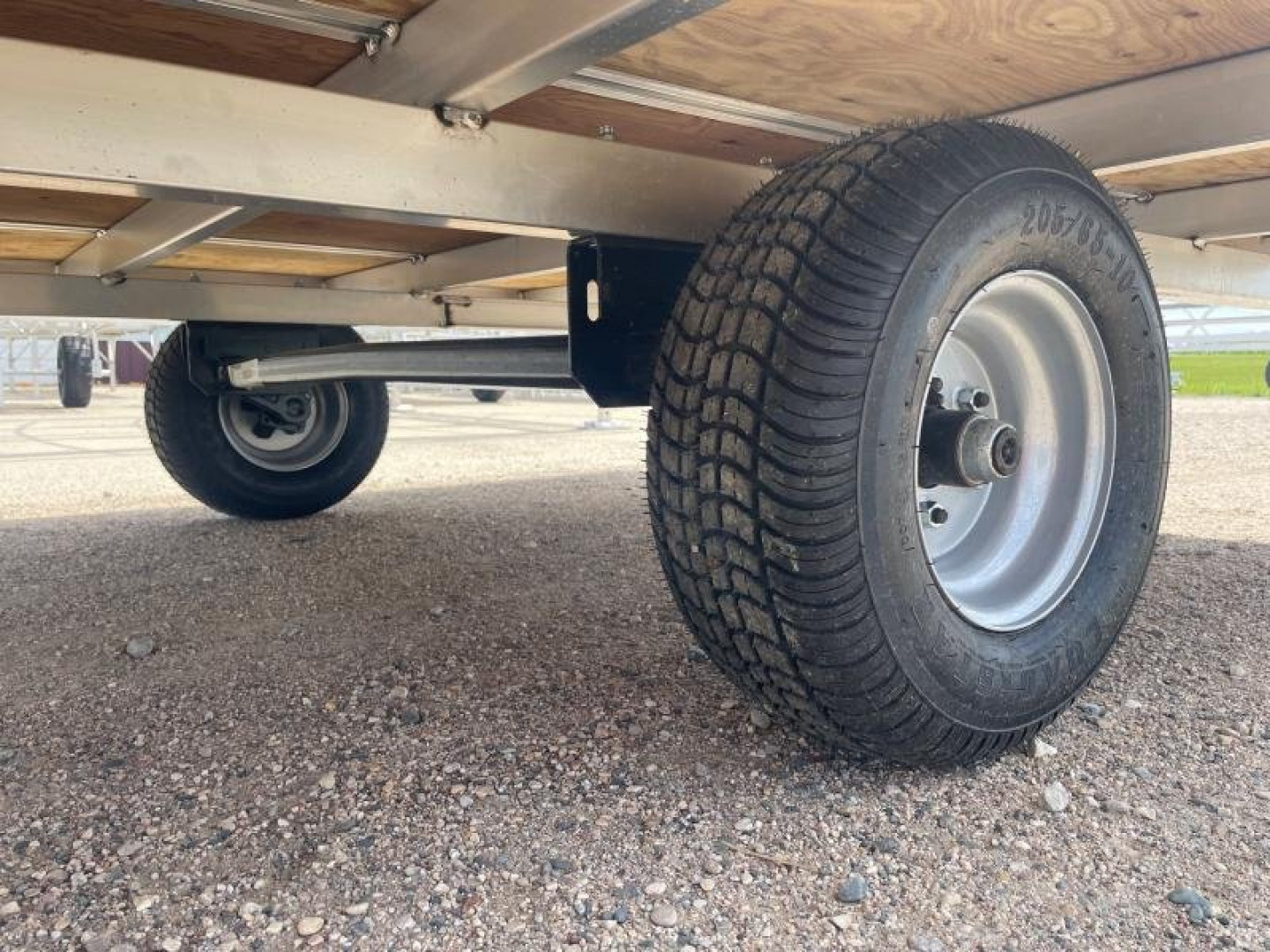 New 2026 10' V-FRONT SLEDBED 2-PLACE SNOWMOBILE TRAILER by JB LUND