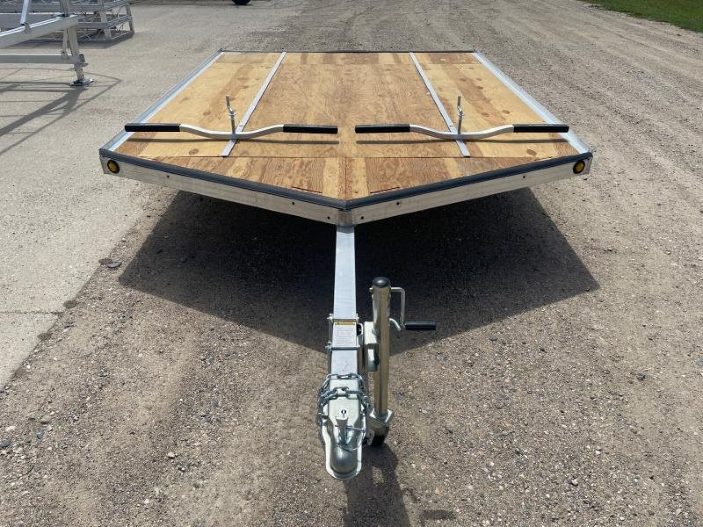New 2026 10' V-FRONT SLEDBED 2-PLACE SNOWMOBILE TRAILER by JB LUND