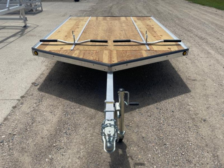New 2026 10' V-FRONT SLEDBED 2-PLACE SNOWMOBILE TRAILER by JB LUND