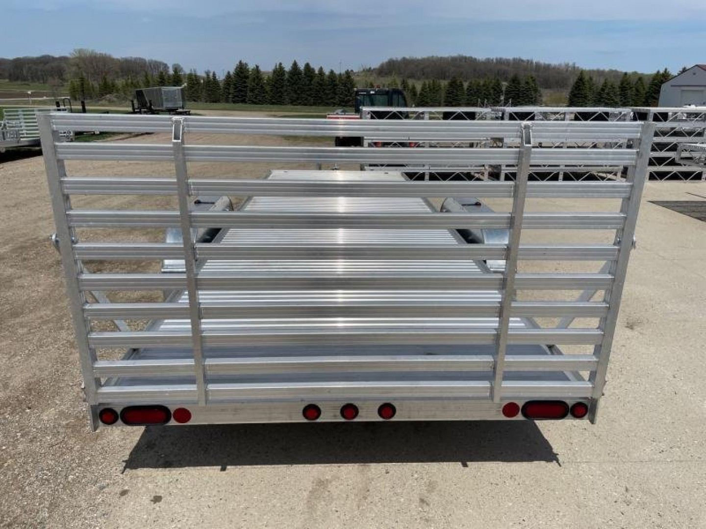 New 2025 78"x20' SLEDBED ALUMINUM TANDEM UTILITY TRAILER by JB LUND **FREE TIEDOWN KIT**