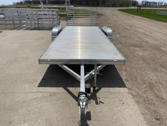 New 2025 78"x20' SLEDBED ALUMINUM TANDEM UTILITY TRAILER by JB LUND **FREE TIEDOWN KIT**