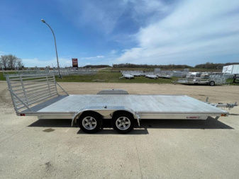 New 2025 78"x20' SLEDBED ALUMINUM TANDEM UTILITY TRAILER by JB LUND **FREE TIEDOWN KIT**
