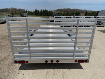 New 2025 78"x20' SLEDBED ALUMINUM TANDEM UTILITY TRAILER by JB LUND **FREE TIEDOWN KIT**