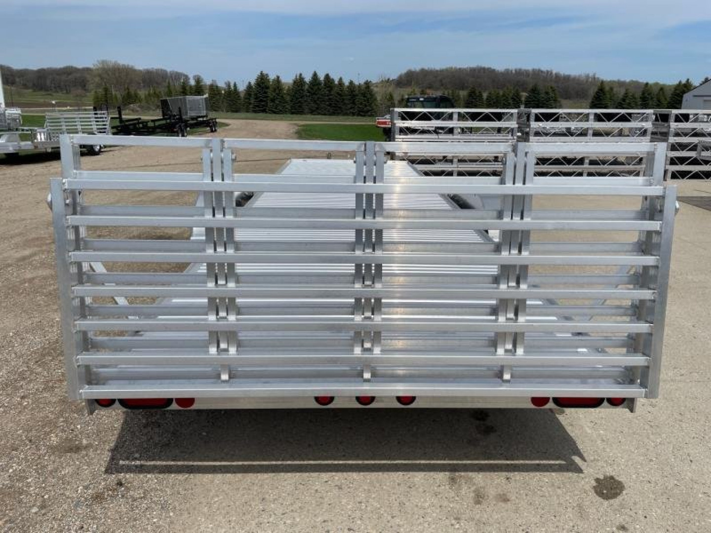 New 2026 78"x24' SLEDBED ALUMINUM TANDEM UTILITY TRAILER by JB LUND **FREE TIEDOWN KIT**