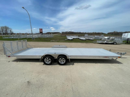 New 2026 78"x24' SLEDBED ALUMINUM TANDEM UTILITY TRAILER by JB LUND **FREE TIEDOWN KIT**