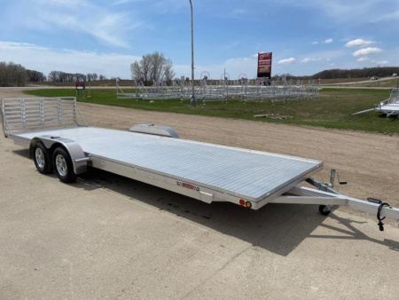 New 2026 78"x24' SLEDBED ALUMINUM TANDEM UTILITY TRAILER by JB LUND **FREE TIEDOWN KIT**