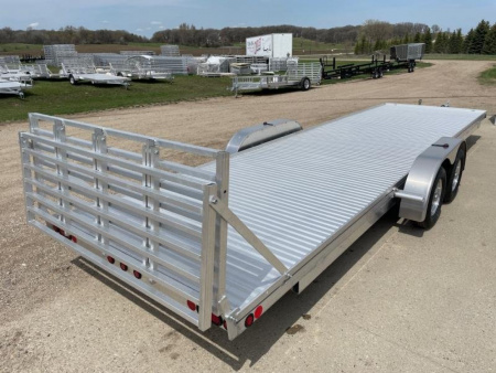 New 2026 78"x24' SLEDBED ALUMINUM TANDEM UTILITY TRAILER by JB LUND **FREE TIEDOWN KIT**