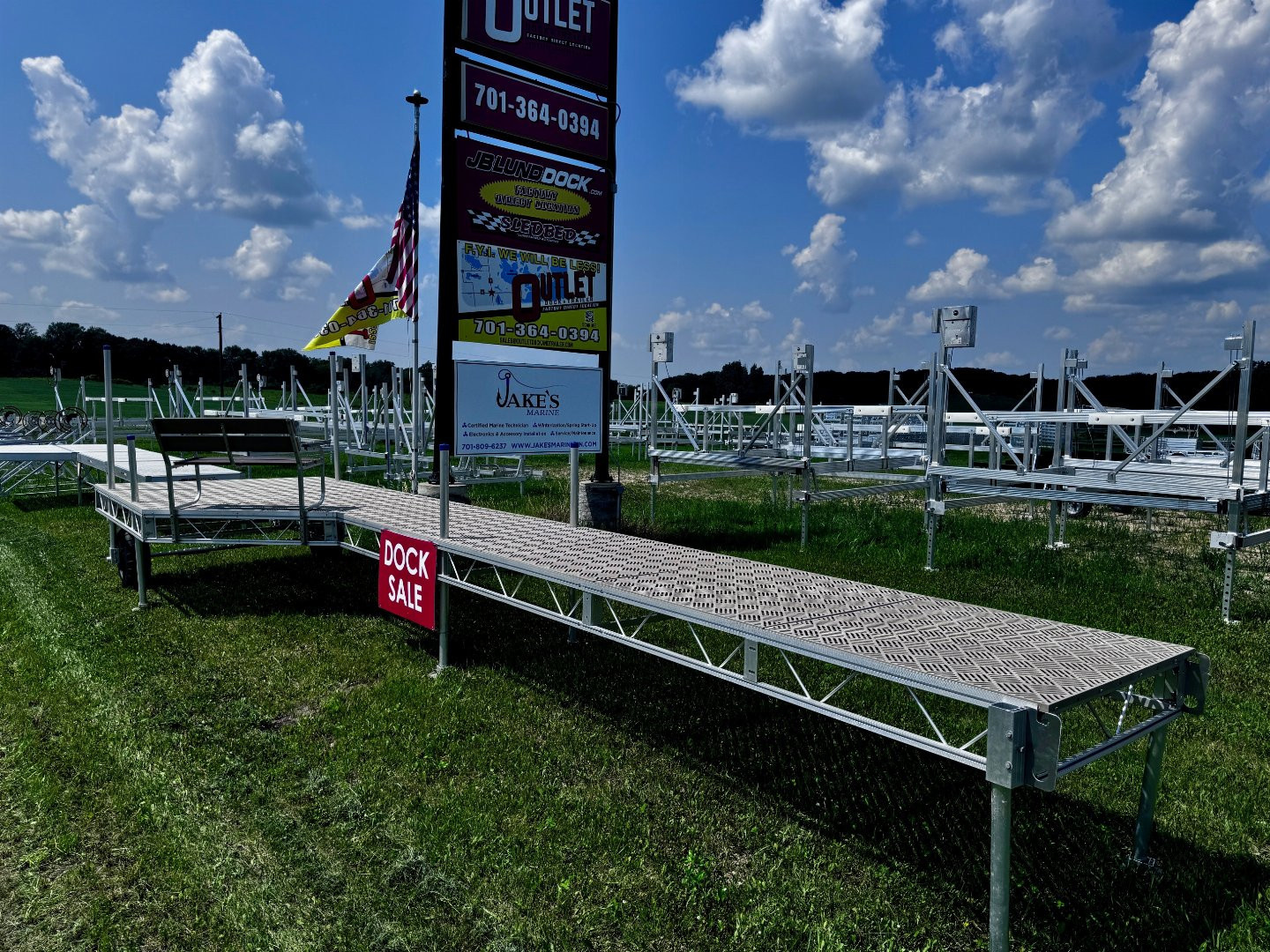 New 40' PREMIUM ALUMINUM ROLL-IN DOCK **12 MONTH PROMOTIONAL FINANCING**