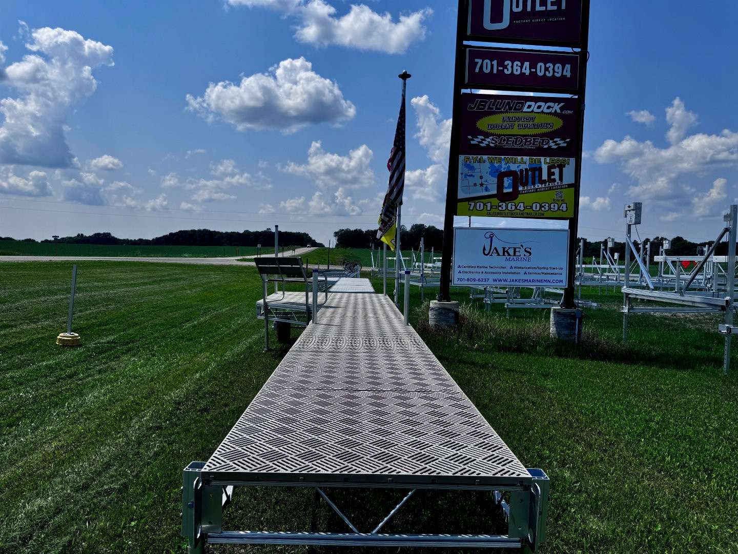 New 40' PREMIUM ALUMINUM ROLL-IN DOCK **12 MONTH PROMOTIONAL FINANCING**