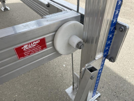 New JB LUND 4000LB X 120" VERTICAL PONTOON LIFT w/24' FABRIC CANOPY **12 MONTH PROMOTIONAL FINANCING**