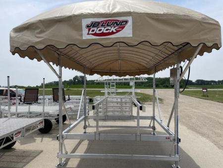 New JB LUND 4000LB X 120" VERTICAL PONTOON LIFT w/24' FABRIC CANOPY **12 MONTH PROMOTIONAL FINANCING**