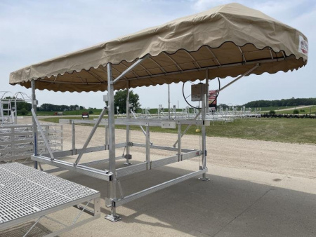 New JB LUND 4000LB X 120" VERTICAL PONTOON LIFT w/24' FABRIC CANOPY **12 MONTH PROMOTIONAL FINANCING**