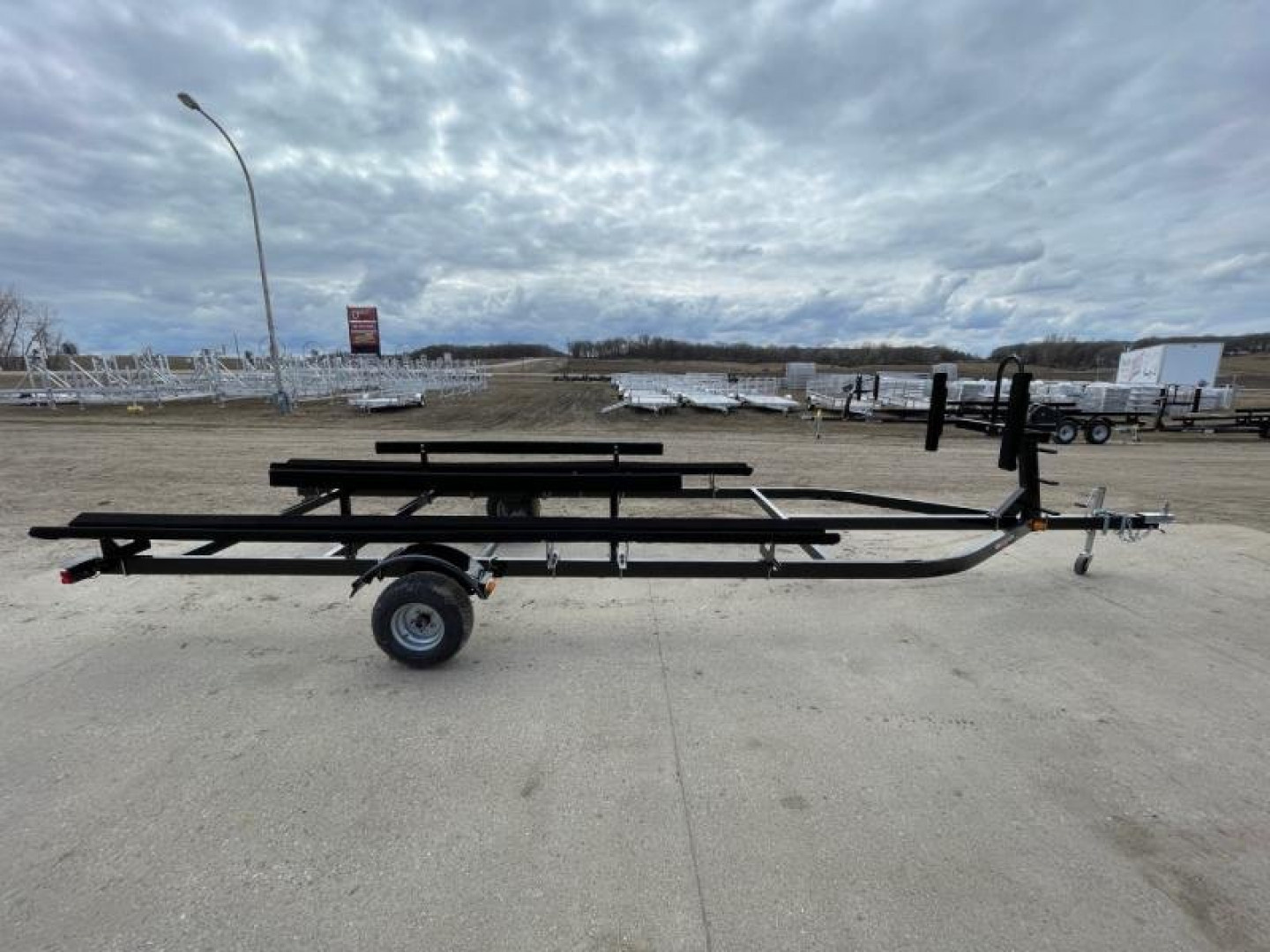 New 2026 JB LUND 19'-21' PONTOON SINGLE AXLE BUNK TRAILER