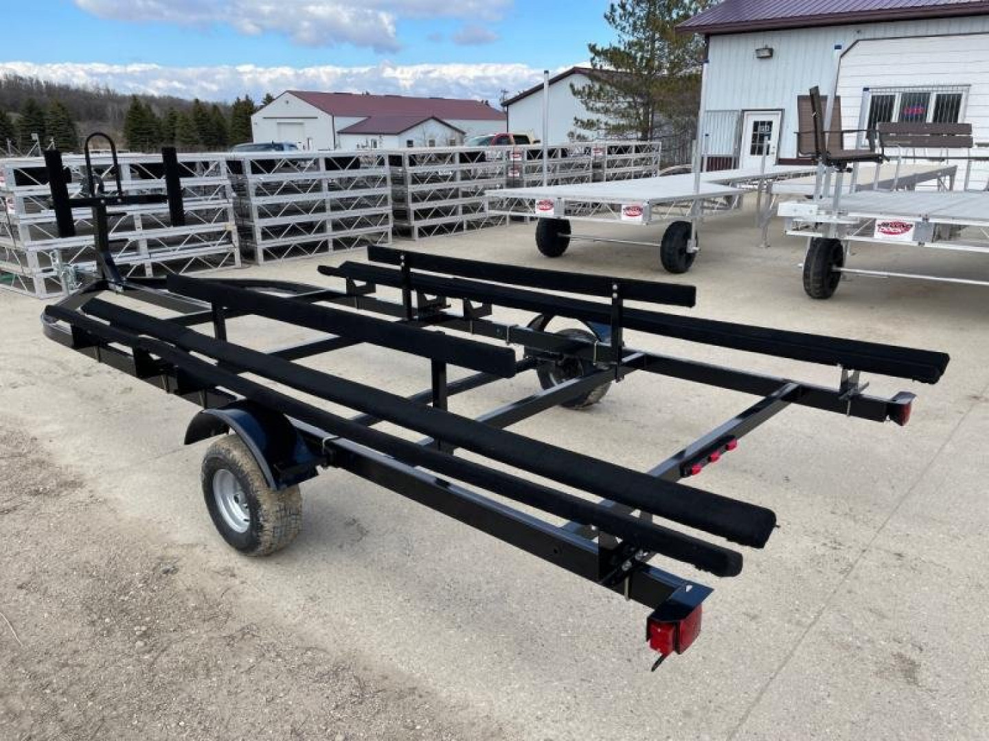 New 2026 JB LUND 19'-21' PONTOON SINGLE AXLE BUNK TRAILER