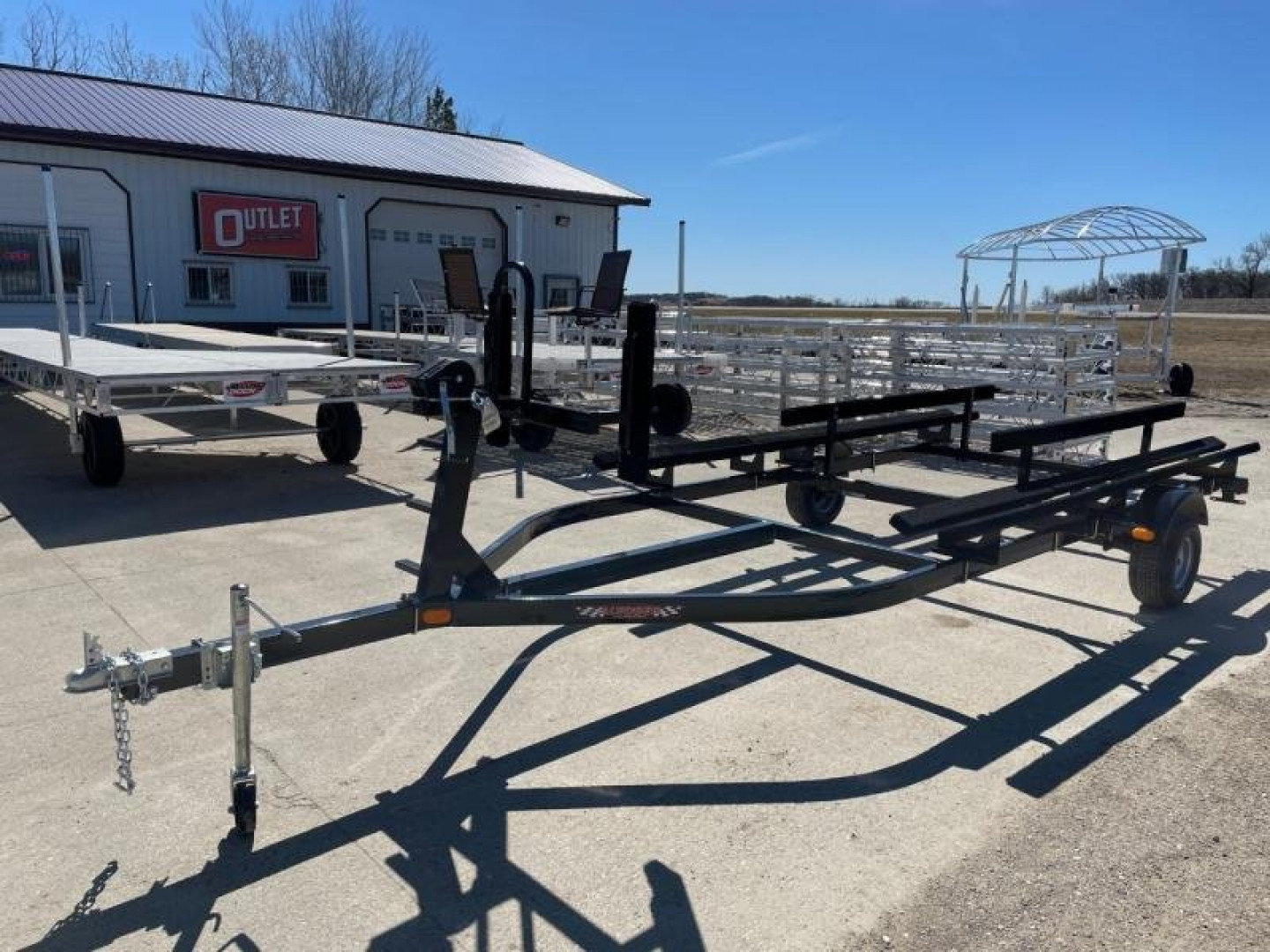 New 2026 JB LUND 14'-18' PONTOON SINGLE AXLE BUNK TRAILER