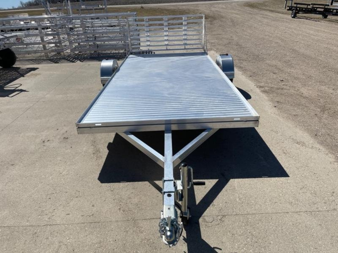New 2025 78"x14' SLEDBED ALUMINUM UTILITY TRAILER by JB LUND **FREE TIEDOWN KIT**