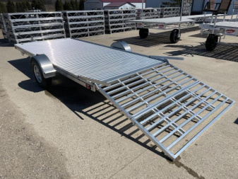 New 2025 78"x14' SLEDBED ALUMINUM UTILITY TRAILER by JB LUND **FREE TIEDOWN KIT**