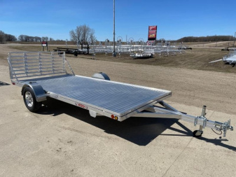 New 2025 78"x14' SLEDBED ALUMINUM UTILITY TRAILER by JB LUND **FREE TIEDOWN KIT**