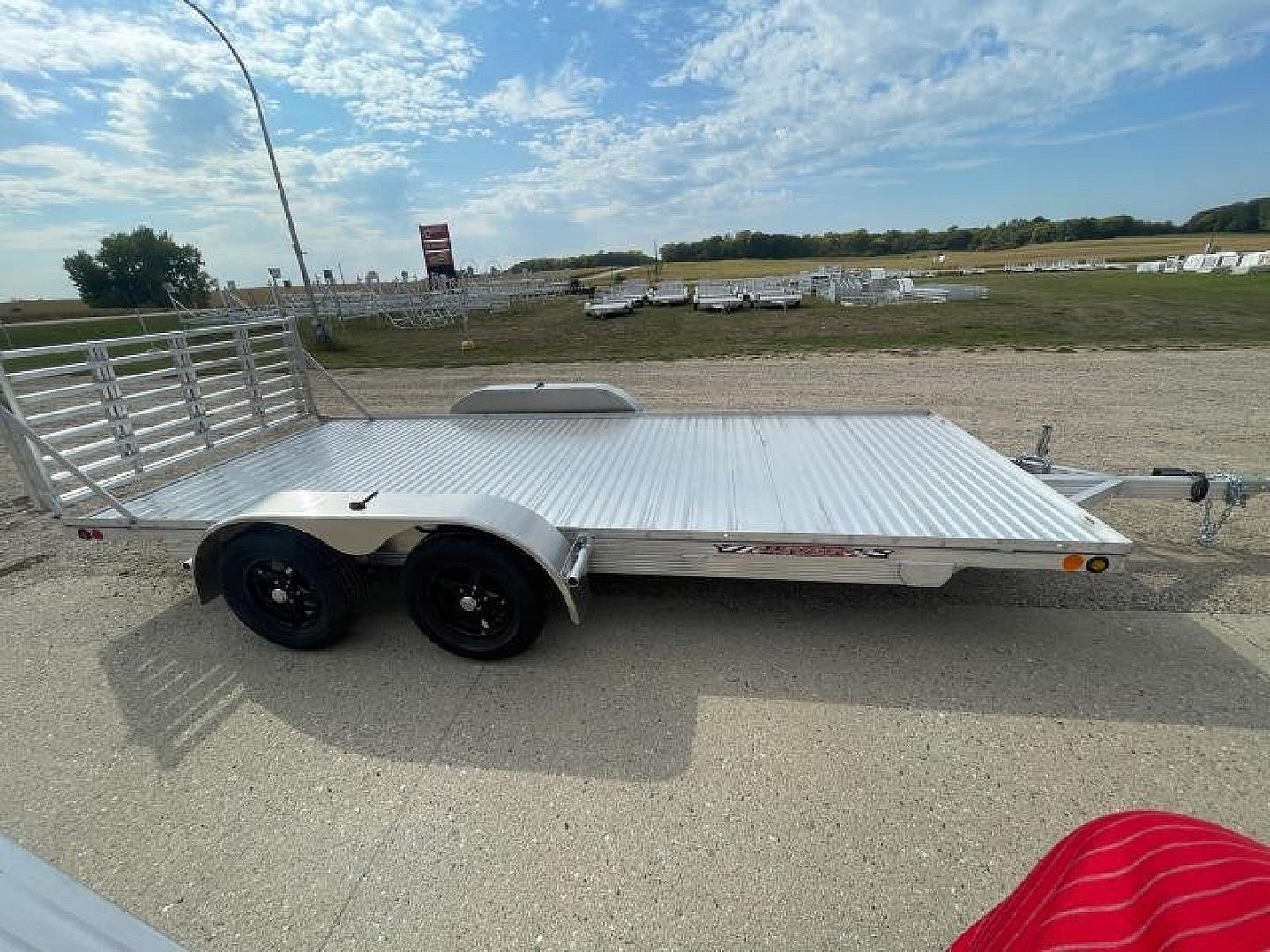 New 2026 78"x16' SLEDBED ALUMINUM TANDEM UTILITY TRAILER by JB LUND Utility Trailer **FREE TIEDOWN KIT**