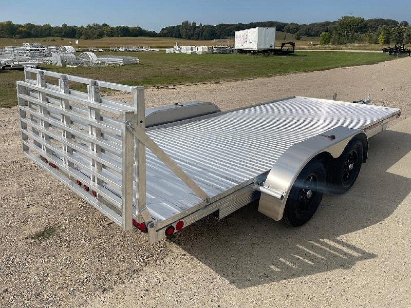 New 2026 78"x16' SLEDBED ALUMINUM TANDEM UTILITY TRAILER by JB LUND Utility Trailer **FREE TIEDOWN KIT**