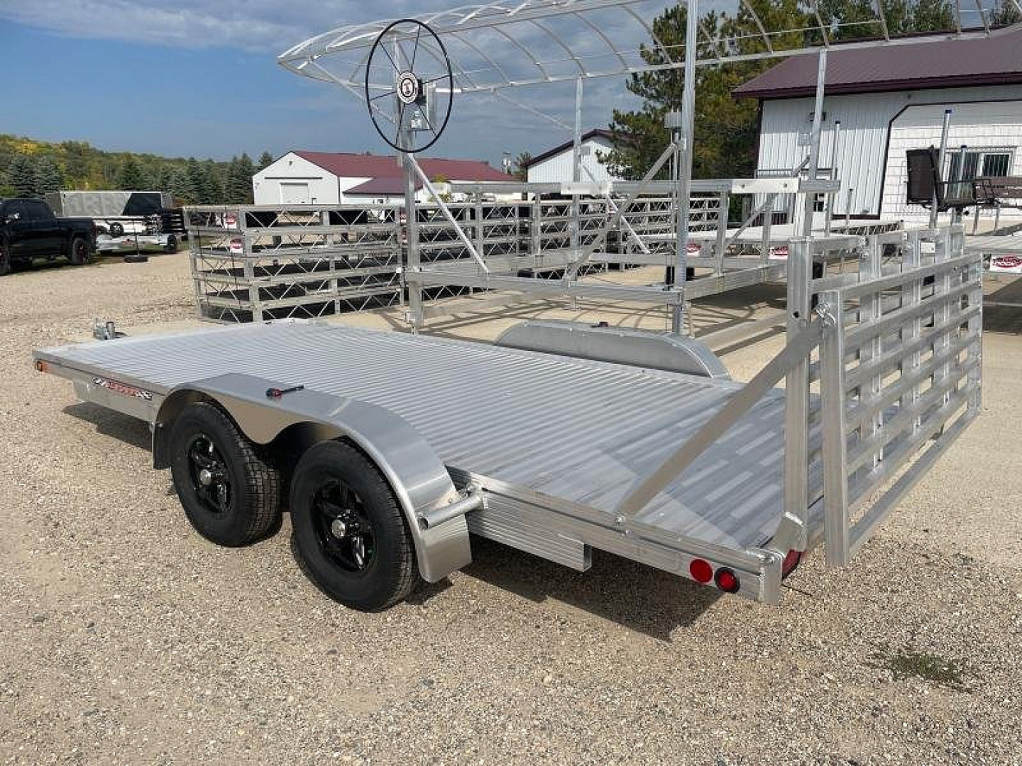 New 2026 78"x16' SLEDBED ALUMINUM TANDEM UTILITY TRAILER by JB LUND Utility Trailer **FREE TIEDOWN KIT**