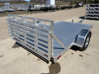 New 2025 78"x10' SLEDBED ALUMINUM UTILITY TRAILER by JB LUND Utility Trailer **FREE TIEDOWN KIT**