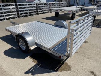 New 2025 78"x10' SLEDBED ALUMINUM UTILITY TRAILER by JB LUND Utility Trailer **FREE TIEDOWN KIT**