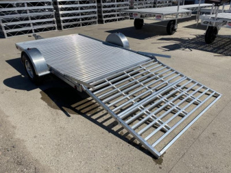 New 2025 78"x10' SLEDBED ALUMINUM UTILITY TRAILER by JB LUND Utility Trailer **FREE TIEDOWN KIT**