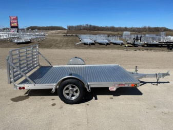 New 2025 78"x10' SLEDBED ALUMINUM UTILITY TRAILER by JB LUND Utility Trailer **FREE TIEDOWN KIT**