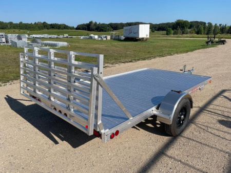 New 2026 78"x12' SLEDBED ALUMINUM UTILITY TRAILER by JB LUND *FREE TIEDOWN PROMOTION*
