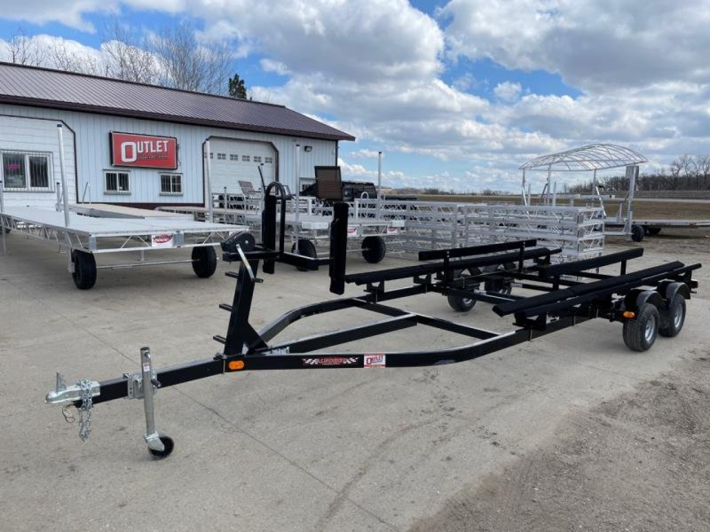 New 2025 JB LUND 19'-21' PONTOON BUNK TANDEM AXLE TRAILER