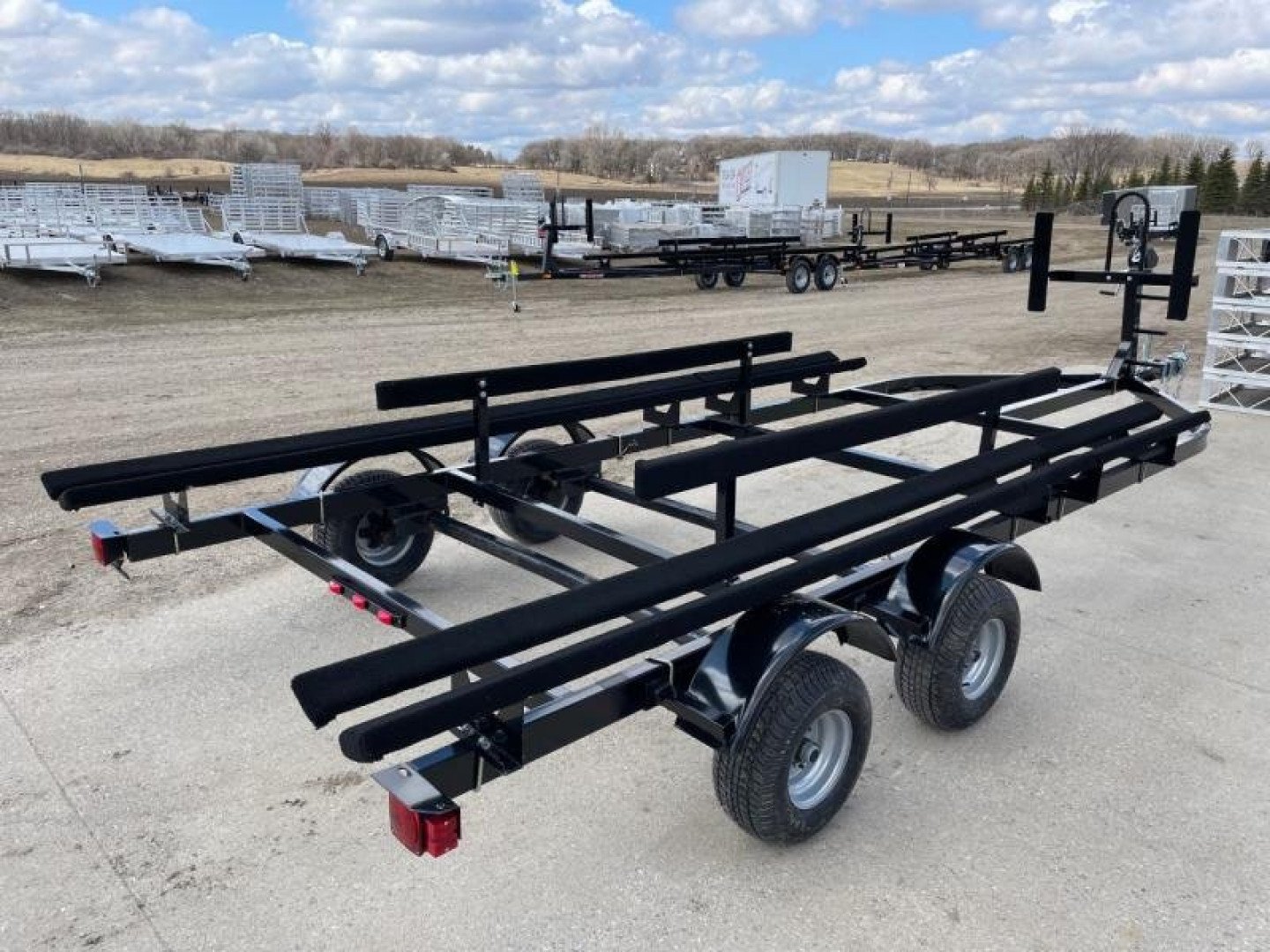 New 2025 JB LUND 19'-21' PONTOON BUNK TANDEM AXLE TRAILER
