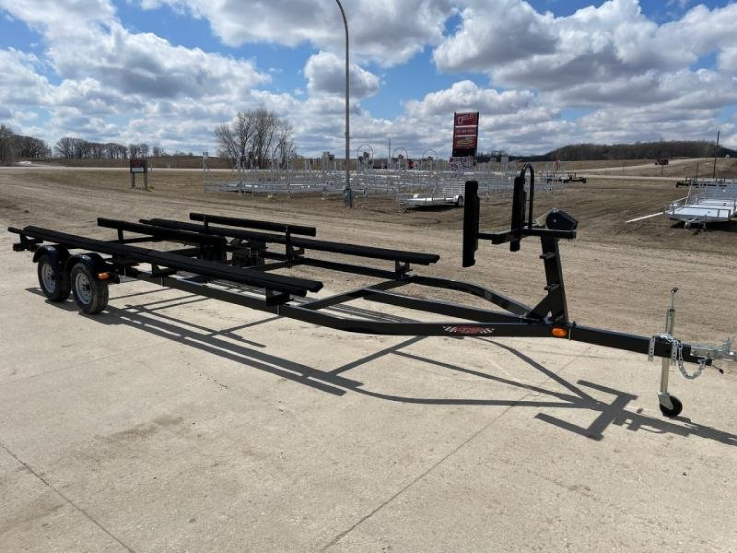 New 2026 JB LUND 22'-24' PONTOON TANDEM AXLE BUNK TRAILER