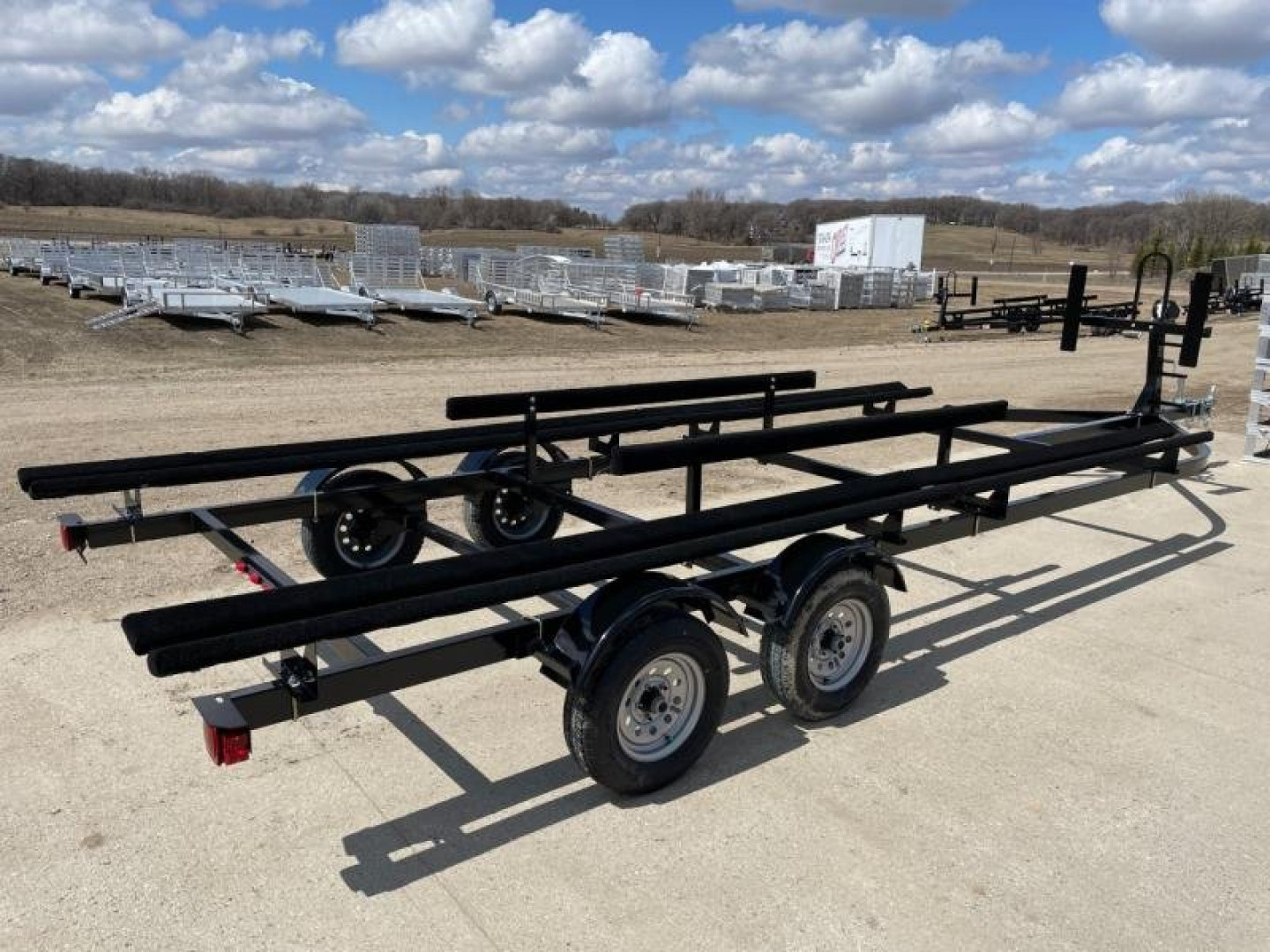 New 2026 JB LUND 22'-24' PONTOON TANDEM AXLE BUNK TRAILER