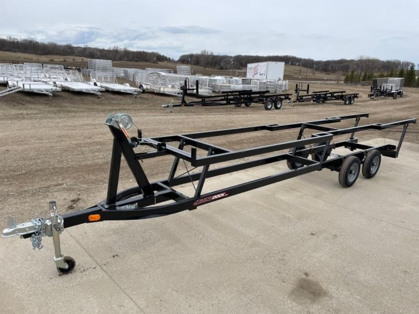New 2026 JB LUND 20' SCISSOR TANDEM AXLE PONTOON TRAILER