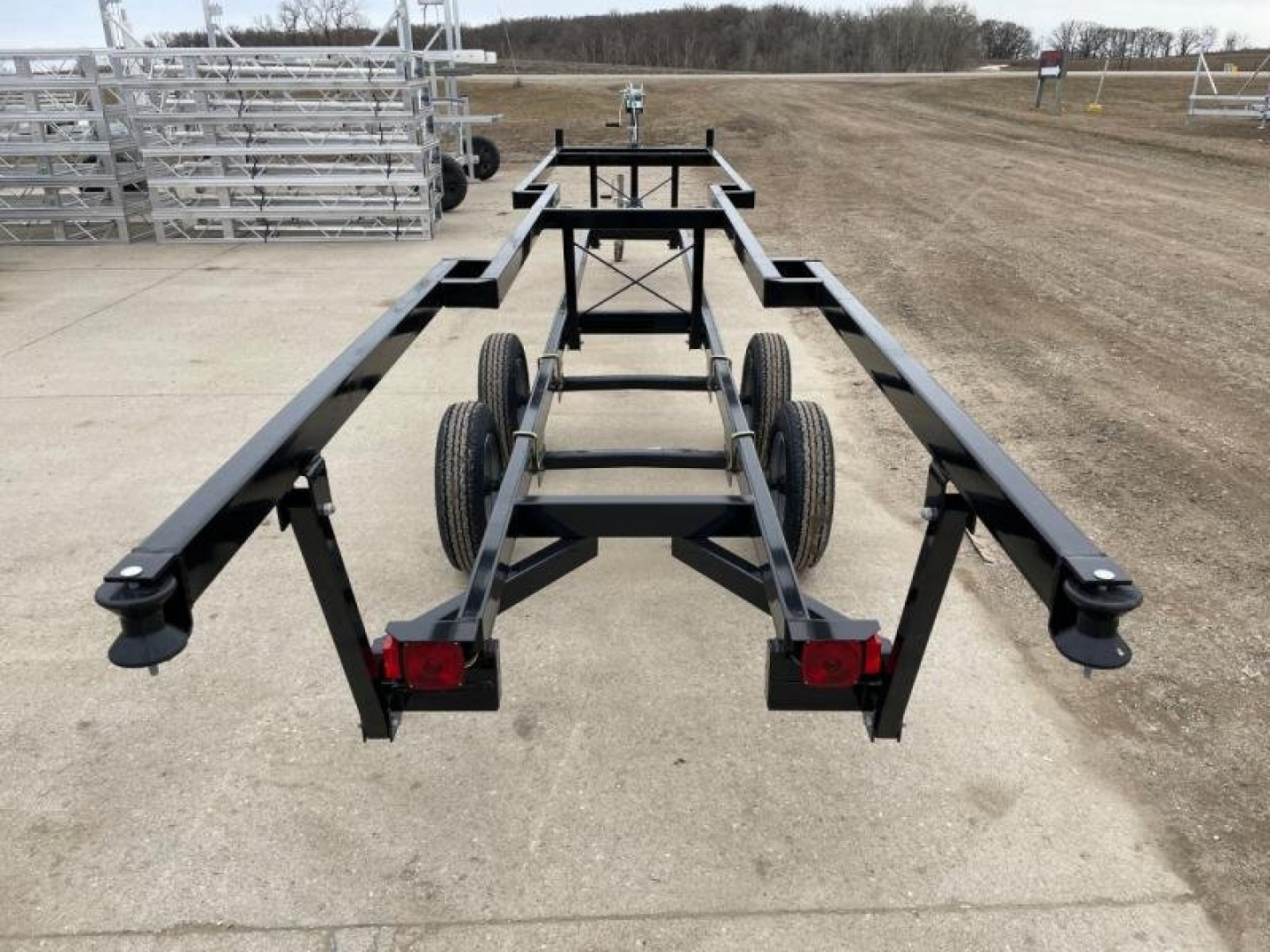 New 2026 JB LUND 20' SCISSOR TANDEM AXLE PONTOON TRAILER