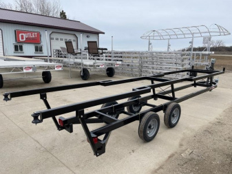 New 2025 JB LUND 20' SCISSOR TANDEM AXLE PONTOON TRAILER