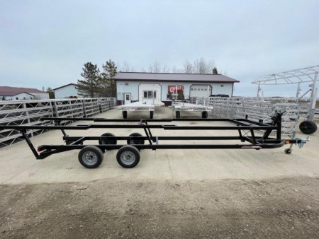 New 2026 JB LUND 20' SCISSOR TANDEM AXLE PONTOON TRAILER