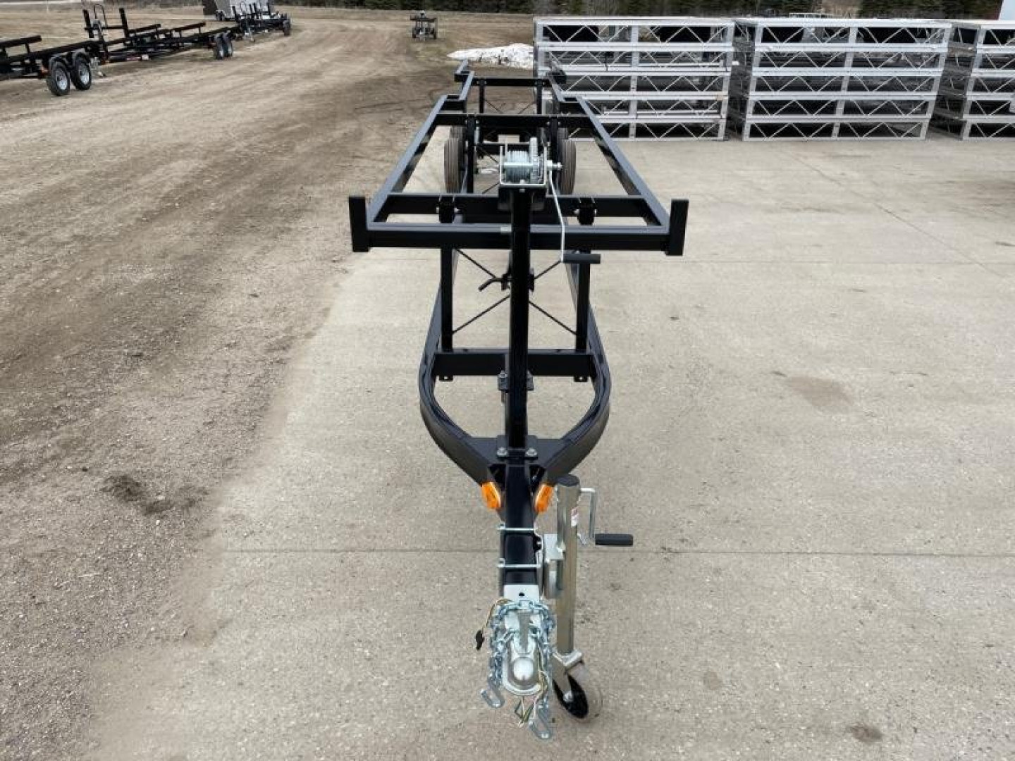 New 2026 JB LUND 24' SCISSOR TANDEM AXLE PONTOON TRAILER