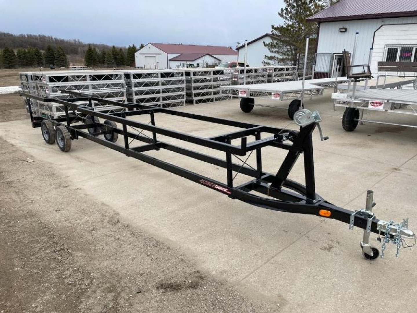New 2026 JB LUND 24' SCISSOR TANDEM AXLE PONTOON TRAILER