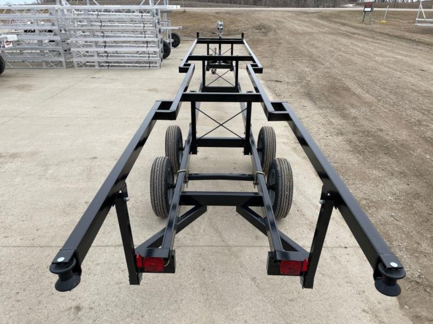 New 2026 JB LUND 24' SCISSOR TANDEM AXLE PONTOON TRAILER