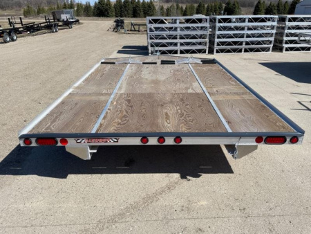 New 2026 12' V-FRONT SLEDBED 2-PLACE SNOWMOBILE TRAILER by JB LUND